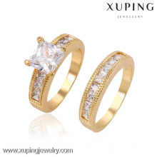 13507 Xuping Wholesale 18K gold Ring, Newest Design fashion jewelry CZ finger Ring